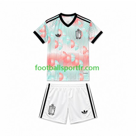 Tenue Belgique Enfant Exterieur Coupe du monde 2026 Maillot de Foot